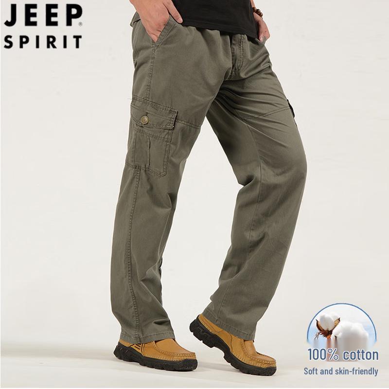 Мужские хлопковые брюки карго свободного кроя JEEP SPIRIT 5XL