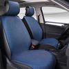 Almofada Respirável de Linho para Assento de Carro, Meio Cover Antiderrapante, Todas as Estações