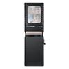 SUTENI H19 For iPhone 16 Pro Magnetic Case Carbon Fiber Texture Leather Back Cover with Card Bag