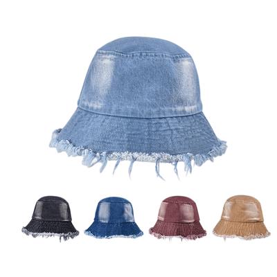 Denim-Fischerhut, Sommer-Beckenhut, Damen-Sonnenschutz-Sonnenschutzhut