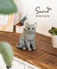 Suora Animal Owl Woodgrain Polyresin Piggy Bank
