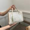 2025 Spring and Summer New New Chinese-style Large-capacity Korean Version of Tassel Gentle Shoulder Bag Women's Versatile Ins Tote Bag