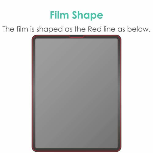 ELECOM iPad Pro 12.9 6th/5/4/3rd Generation (2022/2021/2020/2018) Protective Film, Paper-like Writing Feel, Paper Texture, Anti-reflection, High-quali