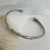 Xiaomi 100% Solid 925 Sterling Silver Metal Bracelet for Women Vintage Handmade Simple Retro Bracelet Birthday ChristmasGift