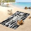 Asciugamano da Spiaggia Stampato Juventus FC Asciugamano Morbido ad Asciugatura Rapida Coperta da Spiaggia Rettangolare Grande Portatile per Viaggi Piscina