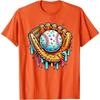 Ice Cream Drip Baseball Stuff Baseball Drip for Boys Graphic T-Shirt Baseball Drip Team Novelty Gifts Y2k  Short Sleeve Blouses
