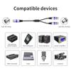 3Pin Male To Double Female Plug Y Splitters 50cm Adapters Cable Wire for Amplifiers R Headphones
