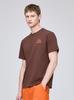 EIDER Verdon Uni Ice Short Sleeve Round Neck T-Shirt_Chocolate