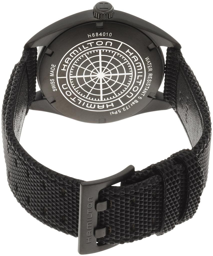 Hamilton Khaki Field Date All Black Men's Watch H68401735 (Official Import) with Official Warranty