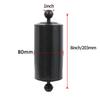 Upgrade Carbon Fiber Float Buoyancy Aquatic Arm 1" Dual Ball Floating Dia 80mm Diving Camera Underwater Tray for Gopro Phone SLR
