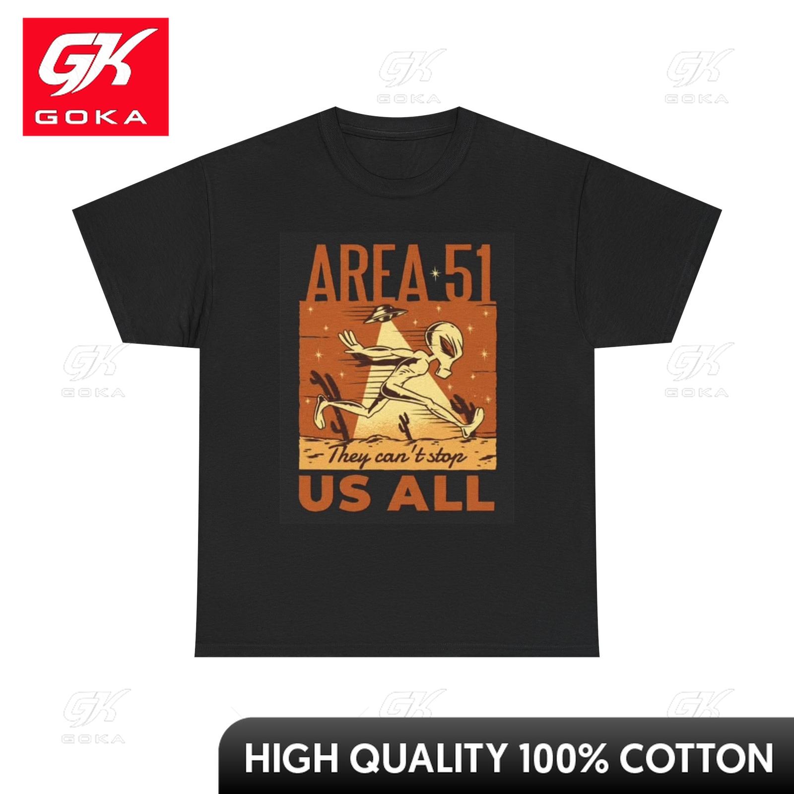 

Area 51 T Shirt Funny Alien Abduction Cartoon Unisex Heavy Cotton Relaxed Festival Bold Casual Tee Merry Calm FreeSpirit Tees S