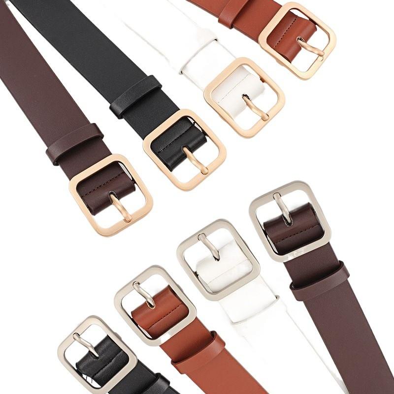 Stylish 2024 Autumn Winter Women's Alloy Buckle Belt For Slimming With Versatile Design