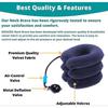 Medized Cervical Neck Stretcher Traction Device, Neck Support Brace, Inflatable & Adjustable Neck Support Pillow Is Ideal For Spine Alignment & Chroni
