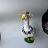 2025 Lace Plaid Style Porch Goose Costume & Pet Decoration Set