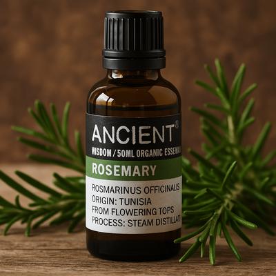 Rosemary Essential Oil Organic Steam Distilled 50ml