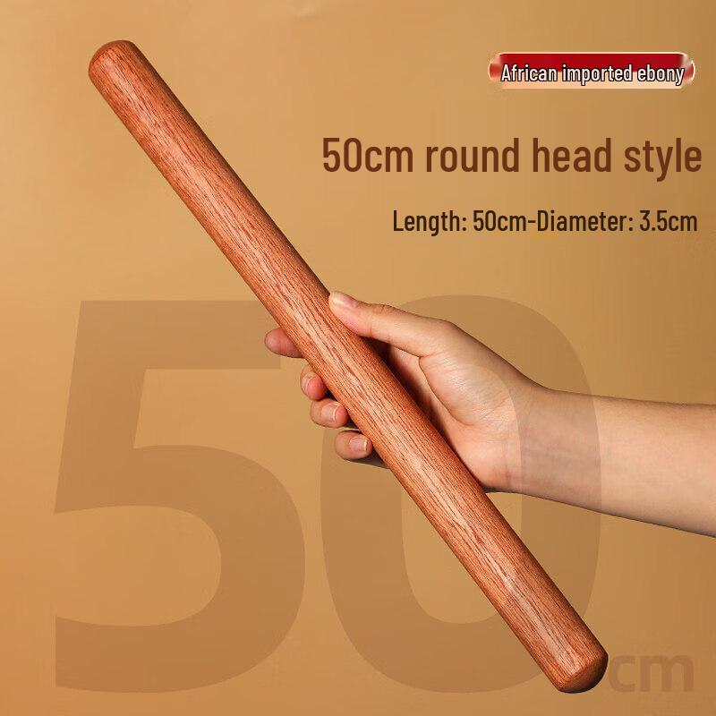 Chooketh Natural Ebony Wood Rolling Pin