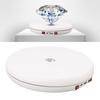 Electric Rotating Display Table LED Light 25cm Noiseless 20kg Load Capacity Turntable Display Stand for Jewelry