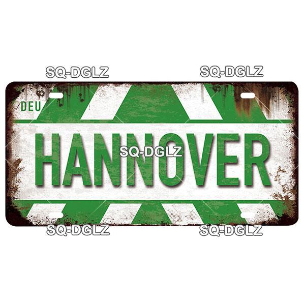 [SQ-DGLZ]Germany City License Plate Metal Sign Vintage Plaque Tin Sign Wall Decor Bar Decor BERLIN Team Flag Poster