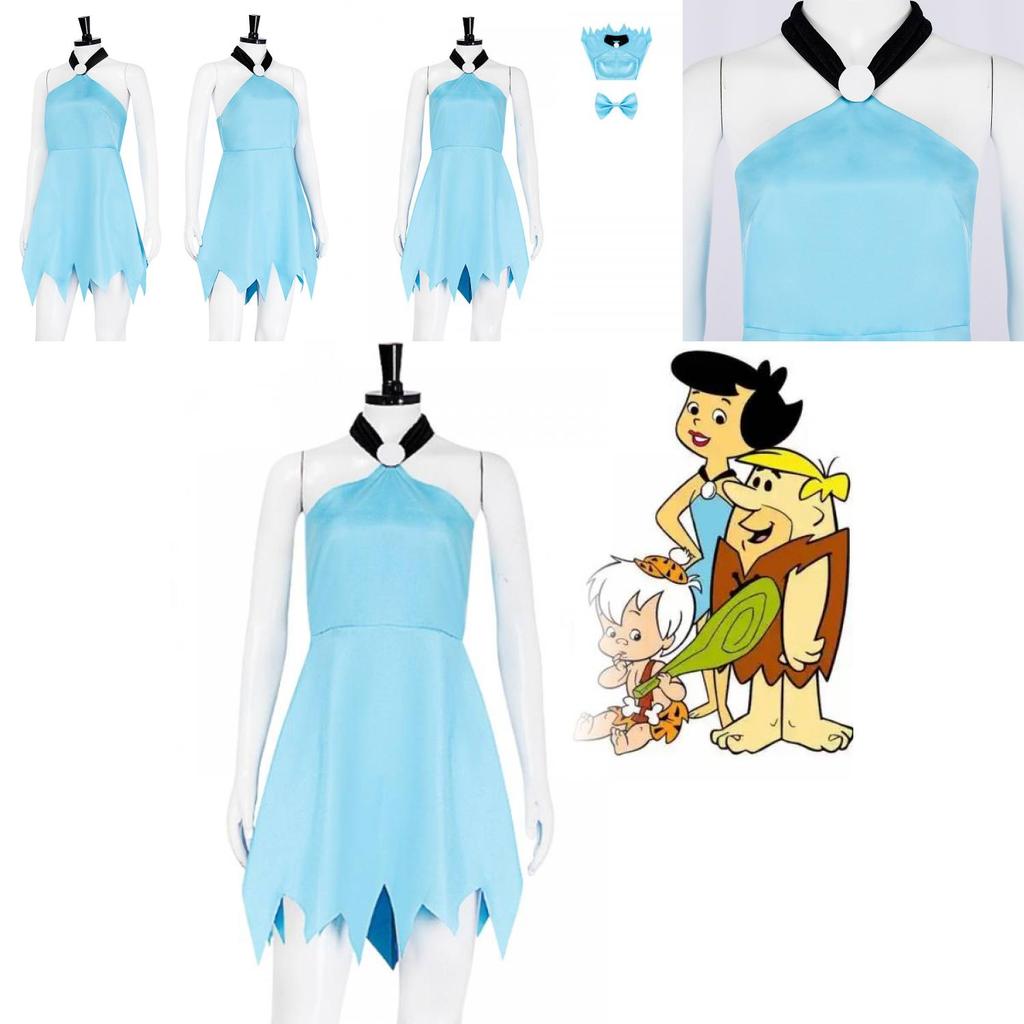 Modern Primitive Betty Cosplay Dress For Halloween Role Play With Polyester Fabric
