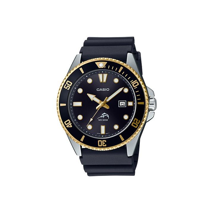 Мужские часы CASIO YOUTH Черные MDV106G-1AV MDV106G-1AV Black Dial