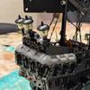 2026 NEW MOC 2862PCS Black Pearl Pirate Ship Building Blocks Sailing Boat Bricks Toys Kids Birthday Gift with Optional LED Light