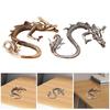 Chinese Dragon Statue Made of Metal, Miniature Figurine, Pet for Wardrobe Or Bedroom.