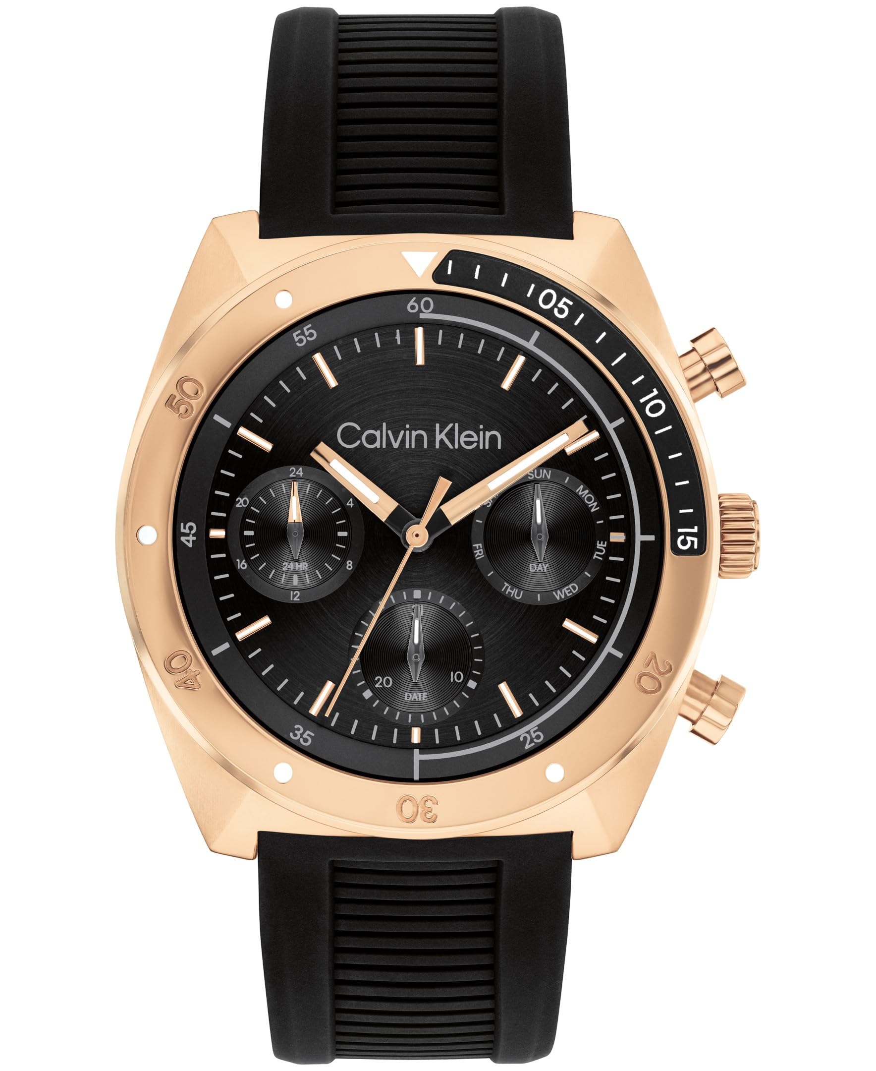

Watch FLEX 25200480 Black [Calvin Klein] Men s рожевий колір золота
