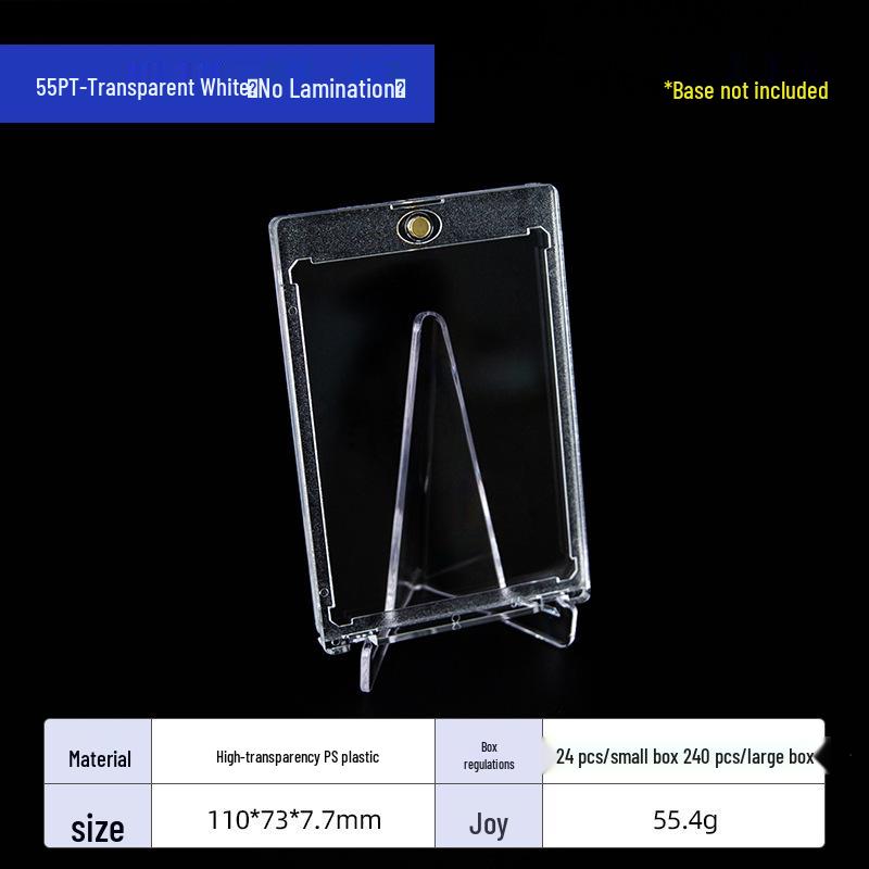 35PT Star Card Magnetic Transparent Brick Set for Naruto, Pokemon, Yu-Gi-Oh, Ultraman