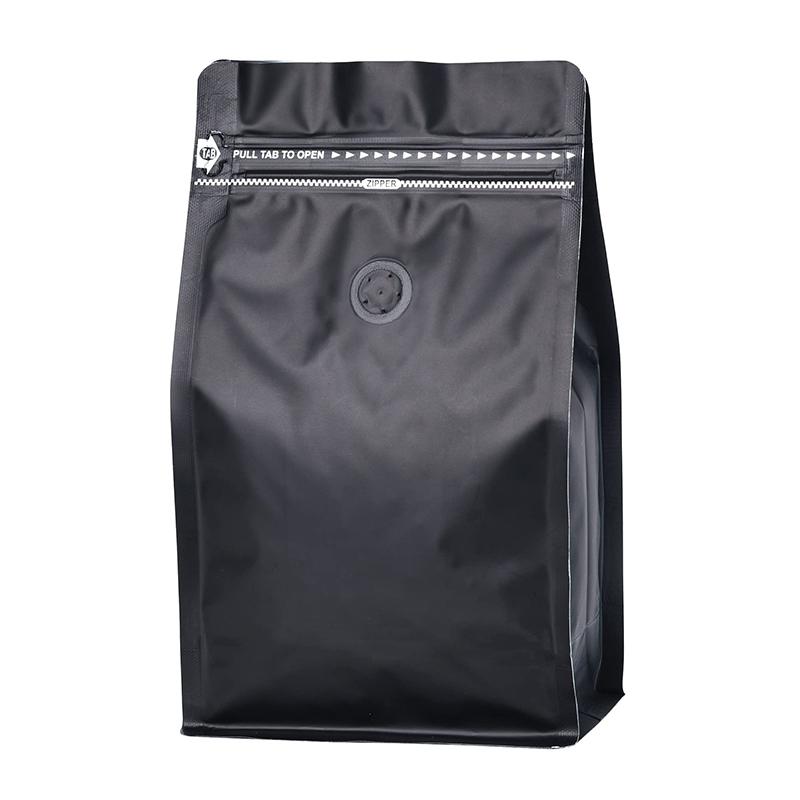 50Pcs Coffee Stand Up Pouch With Valve &Ziplock Pulltab Ground Coffee Beans Nutdried Tea Leaf Mga Pouches Ng Kap