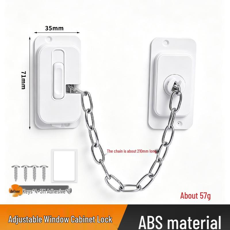 Punch-Free Child Safety Sliding Window Lock - Anti-Theft Limiter