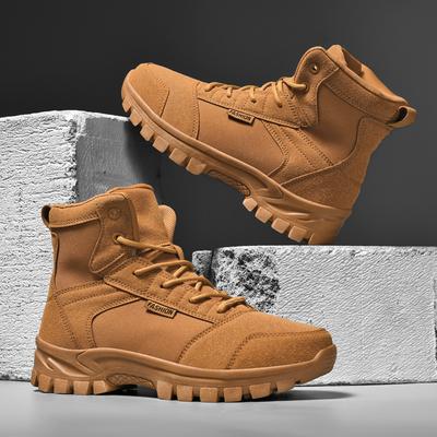 Neue hohe Militärstiefel für den Außenbereich Wüstenstiefel Wanderschuhe Bergstiefel Martinstiefel rutschfeste Kampftrainingsstiefel Großhandel