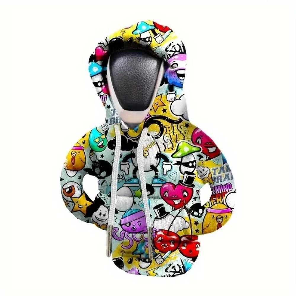 Car Gear Handle Cover Gear Lever Decoration Creative Sweater Hoodie Protection Anti-hand Sweat Shift Gear Clothes