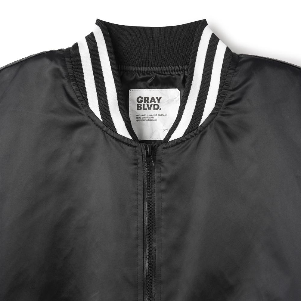 Grayblvd Tt Varsityjacke Gkajk63(Schwarz)