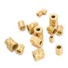 5Pcs/lot Stainless Steel Cylinder Tube Bead Gold Plated Spacer Dot Bead for Bracelet Friendship DIY Jewelry Making Necklace Seed