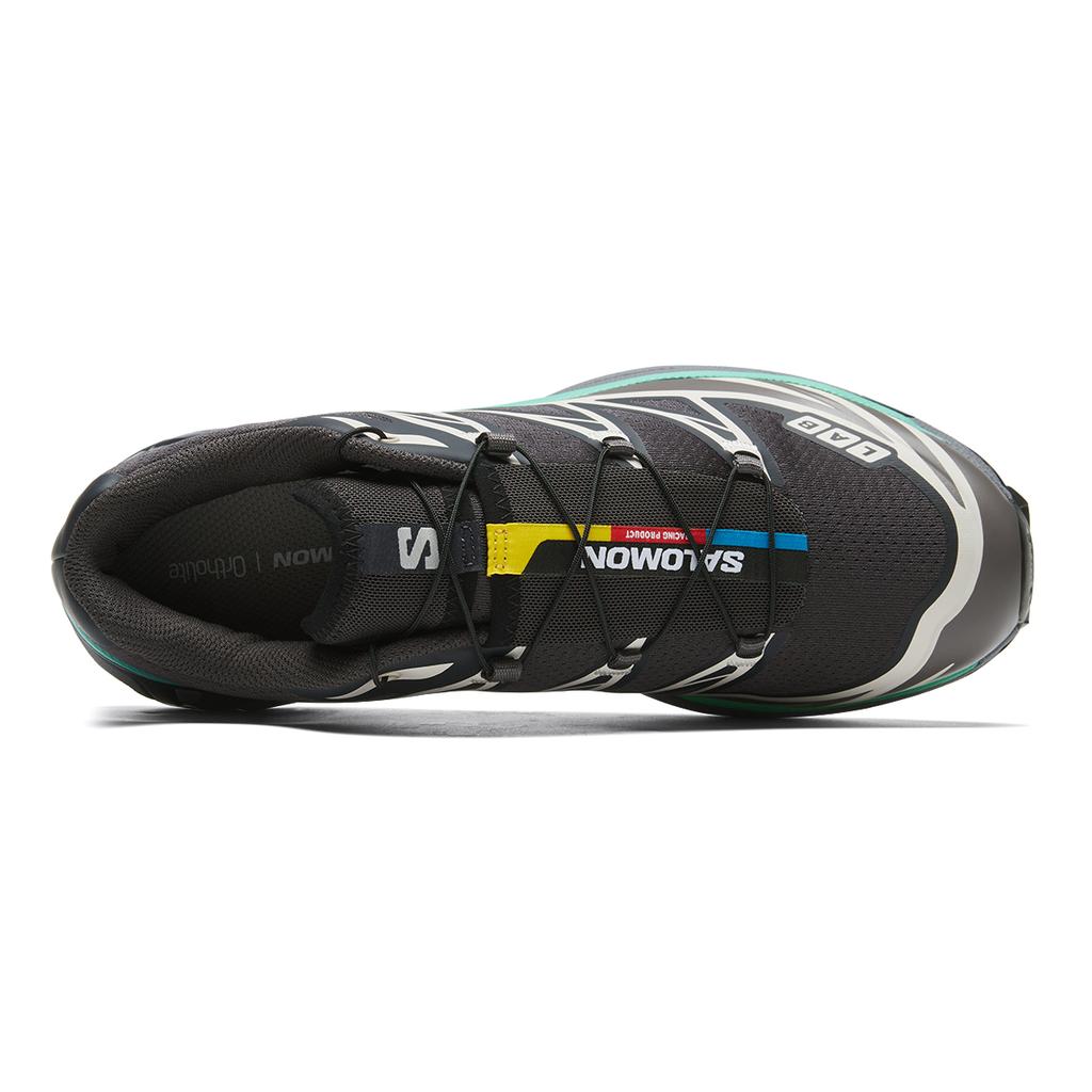 SALOMON XT-6 Dziewięć Żelazny Wodospad Unisex Trampki Szary Srebrny L47620500