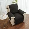 Quilted Recliner Sofa Cover For Living Room Solid Color Armchair Slipcover Dogs Pets Kids Sofa Mat Water Repellent Couch Cushion