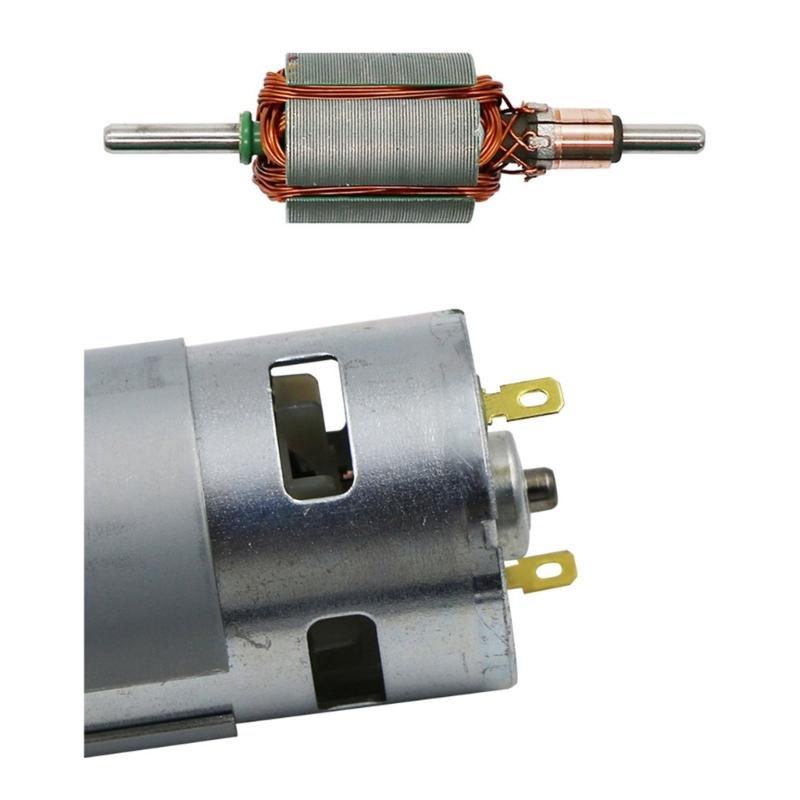 895/795/755 Large Torque Motor 12V 6000RPM 24V 12000RPM Double Ball Bearing
