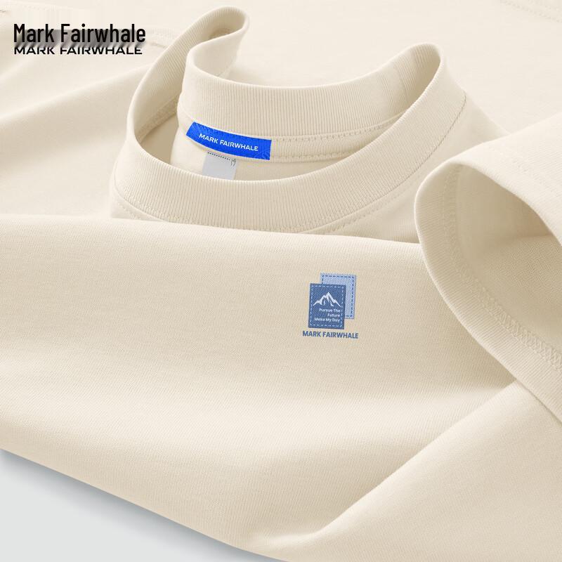 Mark Fairwhale חולצת טי קצרה מכותנה רטרו אמריקאית לגברים