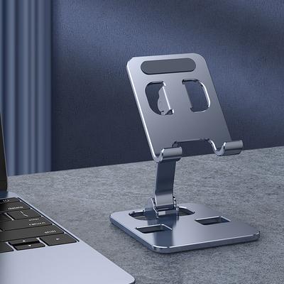 Universal All Aluminum Alloy Foldable Desk Phone Holder Mount Stand For Mobile Phone Holder For Tablet Desktop Metal Holder
