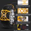 3pcs Car Snow Tire Chains Mud Tyre Wheels Thick Anti-Skid Belt For Car/SUV/Truck Portable Easy to Mount Emergency Traction Car