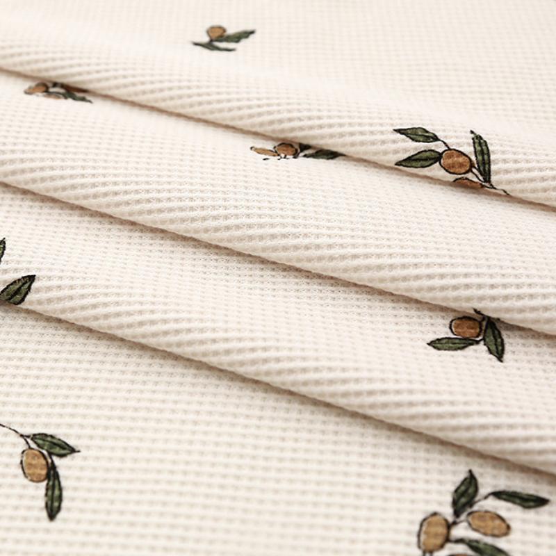 Tkanina Waflowa 45x160cm Miękka Oddychająca na Sukienki Odzież Domową Koszulki Odzież Dziecięca Ręcznie Robiona Materiał DIY