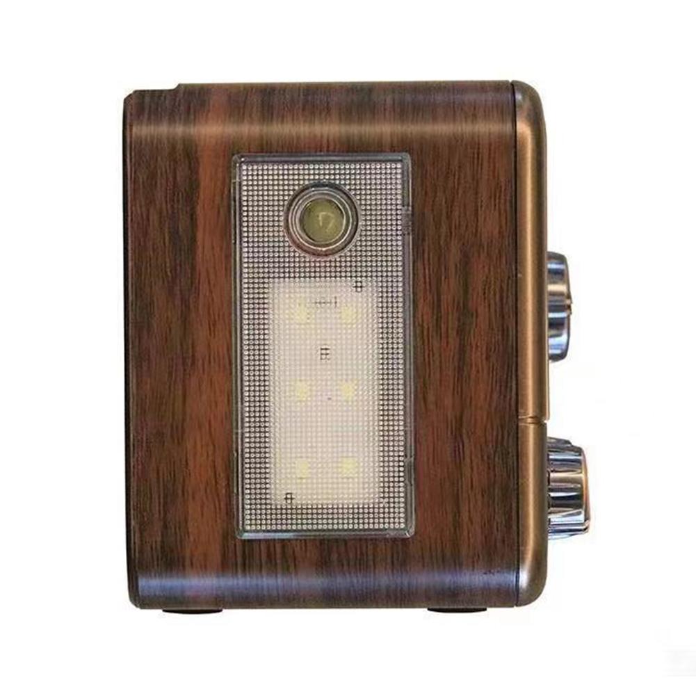 AM FM SW Vintage Radio Retro Radio Support AUX TF Card USB Multi-Function Card Audio Rechargeable Transistor Radio for Home