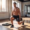Quick-Adjustable Dumbbells, 5 Levels, 2 X 11 Kg, Safety Lock, Non-Slip Handle, Storage Bases, Black
