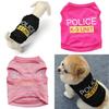 Stilvolles Haustier Hund Schwarz Polizei K-9 Einheit Weste T-Shirt Für Modische Welpen Und Katzen