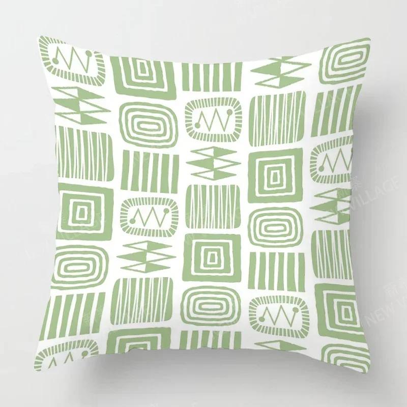 Nordic Fall Home Decor Autumn Throw Pillow Case Sofa Cushion Cover Modern Geometry