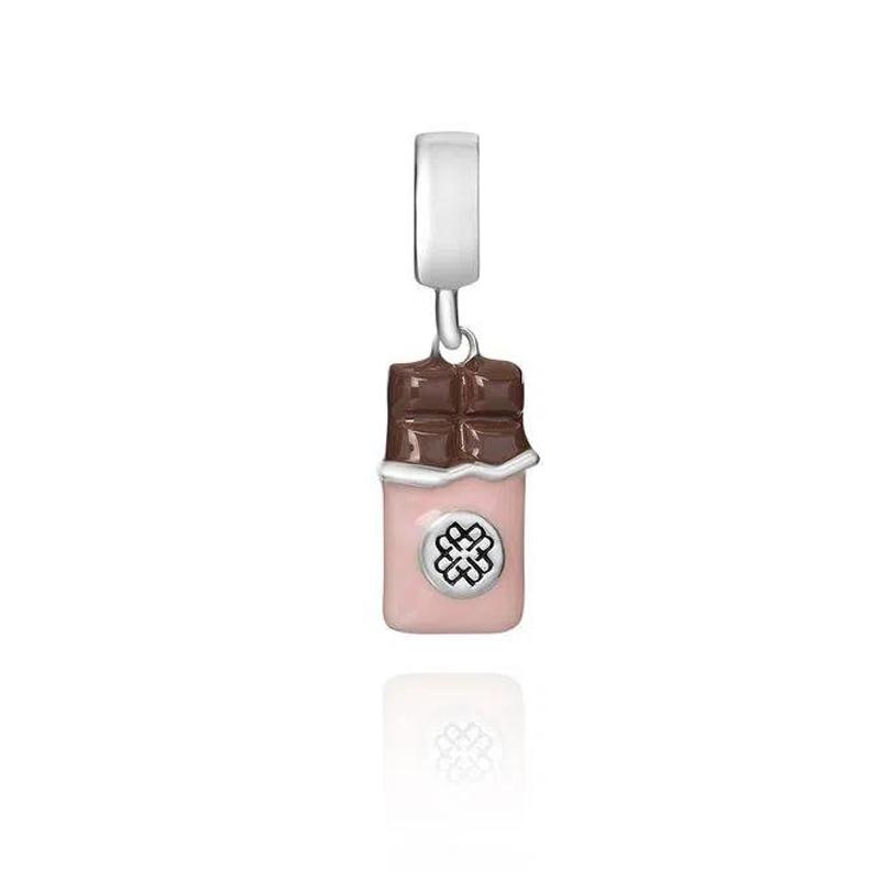Latest Copper Love Rubik'S Cube Cake Cup Battery Charm Pendant Bead Fit For Original Bracelet Diy Women'S Boutique Jewelry