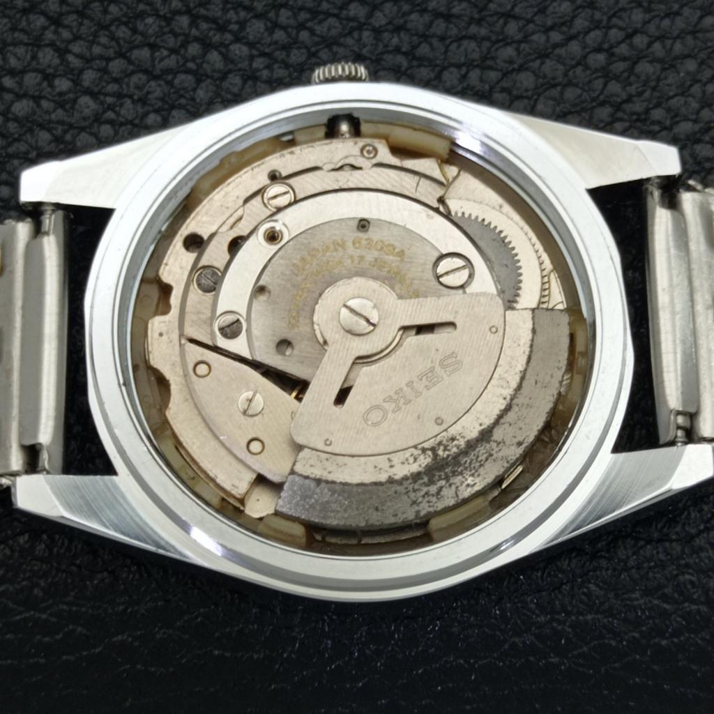 REFURBISHED SEIKO 5 AUTOMATIC MENS WATCH JAPAN MADE WHITE DIAL CUSTOM A440002-2 QV90-a440002
