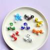 Colorful Cartoon Mushroom Glass Bead Pendants for DIY Jewelry Making - Earrings, Necklaces, and Accessories