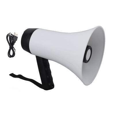 Portable Megaphone Bullhorn 30W Power Megaphone Speaker 300S Recording 500M Transmission Distance