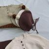 Autumn Korean Knit Romper & Cute Hat for Newborns - Unisex Snap-Crotch Sweater Romper